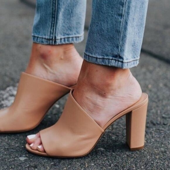 VINCE Hanna Nude High-Heel Sandals  - Picture 8 of 8